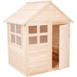 Maisonnette en bois - tp toys - bouton dor cottage - fsc avec plancher - 89 x 986 x�134 cm