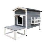 Wiltec maisonnette pour chat ? 580 x 736 x 1049 mm ? en bois rsistant