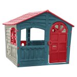Cabane enfant en plastique  fun  - 140 x 111 x 115 cm - bleu