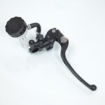 Maître cylindre de frein avant radial type pr19 noir avec levier et bocal moto Maître cylindre de frein avant radial type pr19 noir avec levier et bocal moto