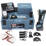 Outil multifonctions makita tm30dsmjx5 - 2 batteries 108v accessoires et coffret makpac