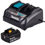 Makita pack de 1 batterie li - ion 18v 6ah bl1860b + chargeur rapide dc18re