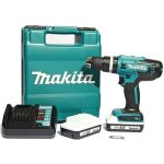 Makita perceuse visseuse df488dwe + 2 batteries 18v 1. 5ah li - ion + chargeur + coffret de transport ...