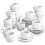 Malacasa série elisa 18 sets service à café thé 18 tasses à café avec 18 sous - tasses soucoupe porcelaine ... Malacasa série elisa 18 sets service à café thé 18 tasses à café avec 18 sous - tasses soucoupe porcelaine ...