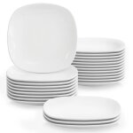 Malacasa série elisa 24pcs service assiettes porcelaine plat dessert 7. 5 / 19 * 19 * 2cm service de ... Malacasa série elisa 24pcs service assiettes porcelaine plat dessert 7. 5 / 19 * 19 * 2cm service de ...