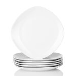 Malacasa srie elisa lot de 6 assiettes diner porcelaine service de table cramique - 9. 75 / 24. 6 * ...