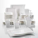 Malacasa srie flora 32pcs set service de table complet pour 6 personnes en porcelaine