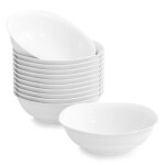 Malacasa vaiselle srie elisa 12pcs bol crales blanc soupe porcelaine petit djeuner - 6. 7 / 17 * ...