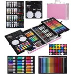 Malette dessin 144 pi�ces kit dessin enfant adultes sets de dessin mallette de coloriage crayons de couleur ...