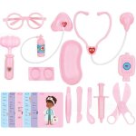 Malette docteur enfant - jouet �ducatif - 12 pi�ces - st�thoscope - seringue - jeu de r�le interactif ...