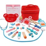 Malette docteur enfant médecin jouet bois avec stéthoscope seringue et autres accessoires jouet dimitation ... Malette docteur enfant médecin jouet bois avec stéthoscope seringue et autres accessoires jouet dimitation ...
