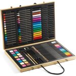 Mallette de coloriage - djeco - coffret �quip� de poign�es - multicolore - enfant - 3 ans