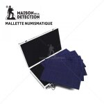 Mallette numismatique - bleu
