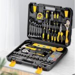 Mallette  outils 108pcs caisse complte coffre  outils avec cl jeu de tournevis de precision marteau ...