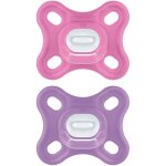 Mam comfort sucette physiologique + 0m rose lot de 2 + bo�te de conservation