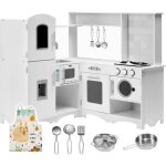 Mamabrum grande cuisine enfant en bois xxxl - imitation - cuisine forme l accessoires - r�frig�rateur ...