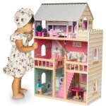 Mamabrum maison de poupées en bois 60 x 30 x 90 cm Éclairage led 3 Étages terrasse & accessoires - peinture ... Mamabrum maison de poupées en bois 60 x 30 x 90 cm Éclairage led 3 Étages terrasse & accessoires - peinture ...