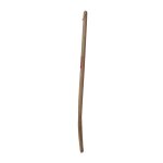 Manche en bois col rond avec agrafe 130cm fourches  fumier cailloux mermier 100071