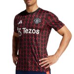 Manchester united maillot pr�match rouge / noir homme adidas 23 / 24