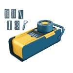 Mandoline cuisine acier boîtes de rangement avec lames 6 en 1 pour couper râper raboter faire des cubes ... Mandoline cuisine acier boîtes de rangement avec lames 6 en 1 pour couper râper raboter faire des cubes ...
