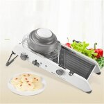 Mandoline cuisine inox multifonction r�glable ? coupe - l�gumes manuel pour tranches julienne et r�pes ...