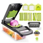 Mandoline cuisine multifonction 13en1 coupe - lgume trancheur de lgumes hachoir de graterie de cuisine ...