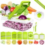 Mandoline cuisine multifonction couper les legumes 11 en 1 trancheur de l�gumes hachoir de graterie de ...
