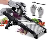 Mandoline de cuisine?r�glable?acier inoxydable?antid�rapant?multifonctionnelle ustensiles de cuisine ...