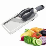 Mandoline portative � prise confortable coupe - l�gumes r�glable mandoline coupe - oignons pommes de ...