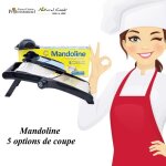 Mandoline professionnelle inox sur pied