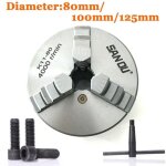 Mandrin 3 mors Ø80 / 100 / 125mm mandrin 3 mors mandrin de tour à centrage automatique Mandrin 3 mors Ø80 / 100 / 125mm mandrin 3 mors mandrin de tour à centrage automatique