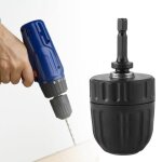 Mandrin de perceuse  percussion - zjchao - 0. 8 - 10mm - acier haute qualit - sans cl - haute prcision ...