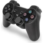 Manettes bluetooth sans fil pour manette ps3 playstation 3 double choc manette de jeu jouer stationmanette ...