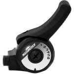 Manette drailleur vlo - sunrace - 6 vitesses - couleur noir