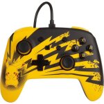 Manette de jeu - power a - pikachu lightning - filaire - jaune - vibration oui