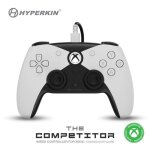 Manette de jeu filaire - hyperkin - the competitor - usb - 15 boutons - ergonomique - prise de casque ...