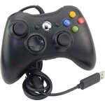 Manette de jeu filaire usb 2. 0 pour pc xbox 360 pc windows - noir