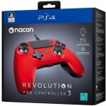 Manette de jeu - micromania - zing - revolution pro controller 3. red - filaire - rouge - vibration