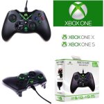 Manette de jeu - microsoft - xbox one - filaire 3m - double vibration - compatible windows 10