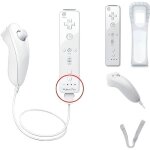 Manette de jeu - nintendo - wiimote motion plus - sans fil - blanc - nunchuk inclus