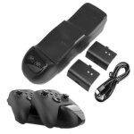 Manette de jeu sans fil - microsoft - xbox series x / s - chargeur double - 2 batteries 600mah - indicateur ...