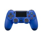 Manette de jeu sans fil ps4 - bluetooth - vibration double � six axes - bleu multicolore manette jeux ...