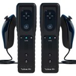 Manette de jeu - techken - 2 pice manette de wii avec manette nunchuck - bluetooth - vibration - noir ...
