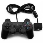 Manette noir shock wired controller double vibration gamepad pour ps2 Manette noir shock wired controller double vibration gamepad pour ps2