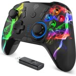 Manette sans fil 2. 4g pc connecte par usb ps3 avec dualshock et turbo compatible pour pc windows 7 ...