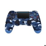 Manette sans fil - manette bluetooth ps4 dual head - manette de jeu � joystick - pour console 4 - bleu ...