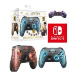 Manette switch - nintendo - patronus harry potter - lumineuse 7 couleurs - sans fil rgb - 12h dautonomie ...