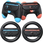 Manettes et volants ergonomiques pour nintendo switch 2 - kit double pour mario kart world et joycon ...