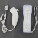 Manette wiimote motion plus intégré avec étui de protection et nunchuk pour wii u et wii - blanc - m3 ... Manette wiimote motion plus intégré avec étui de protection et nunchuk pour wii u et wii - blanc - m3 ...
