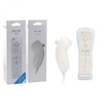 Manette wiimote + nunchuk nintendo wii blanc Manette wiimote + nunchuk nintendo wii blanc